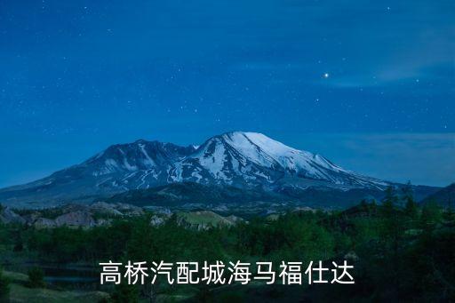 高桥汽配城海马福仕达