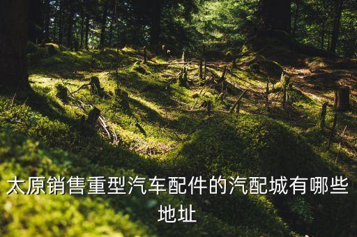 山西汽配货架专卖电话地址，太原销售重型汽车配件的汽配城有哪些地址