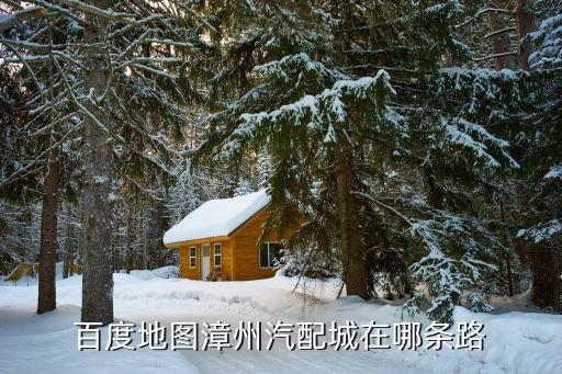 百度地图漳州汽配城在哪条路