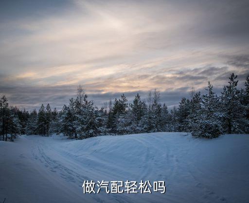 做汽配轻松吗