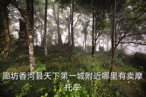 廊坊香河县天下第一城附近哪里有卖摩托车
