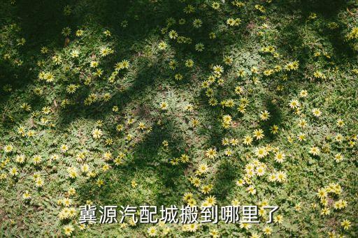 冀源汽配城搬到哪里了