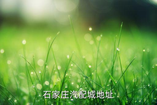 石家庄汽配城地址