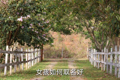 女孩如何取名好